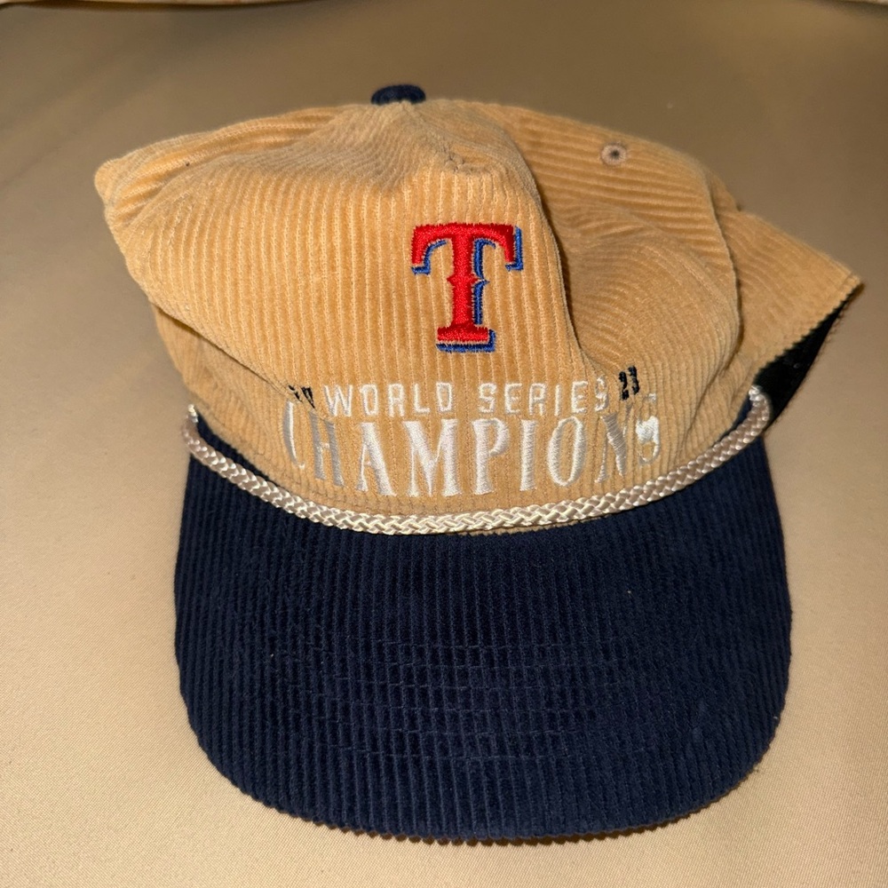 Texas Rangers World Series Champions Cap